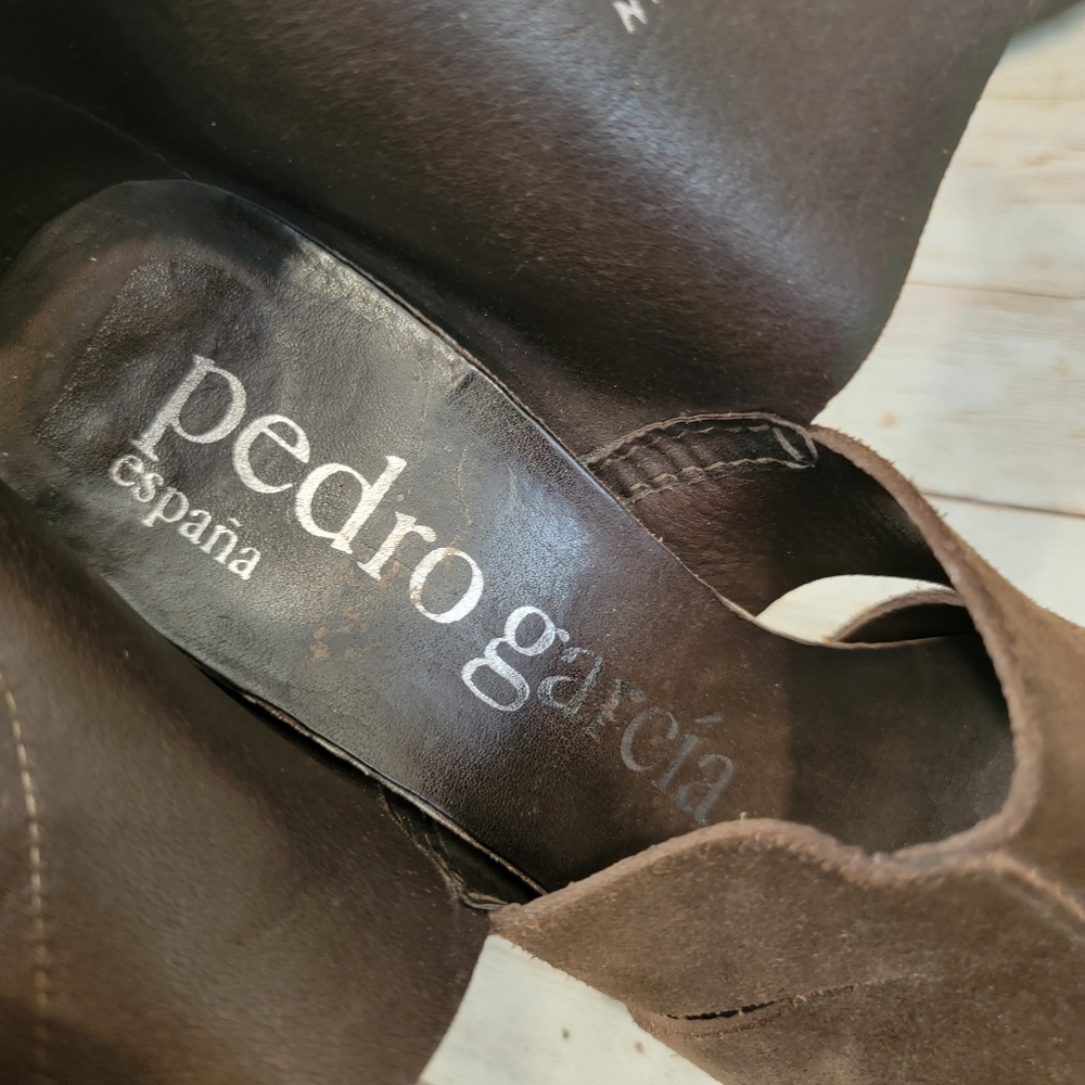 Pedro Garcia brown suede platform heels - Picture 13 of 13